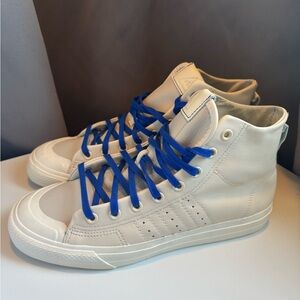 Adidas Nizza Pharrell Williams March Madness Leather High Tops 10.5
